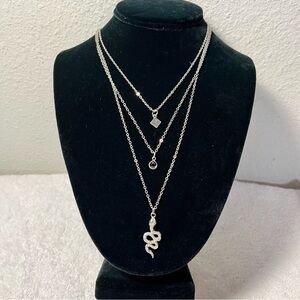 Elegant Snake Pendant Necklace